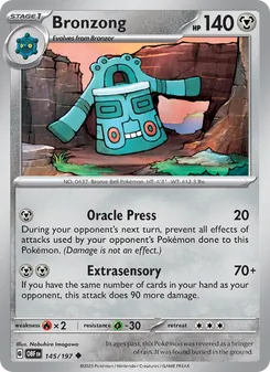 Bronzong, Obsidian Flames, no. 145