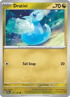 Dratini, Obsidian Flames, no. 157