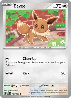 Eevee, Obsidian Flames, no. 166