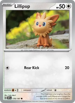Lillipup, Obsidian Flames, no. 170