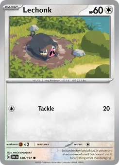 Lechonk, Obsidian Flames, no. 180