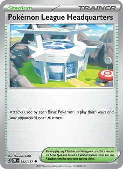 Pokémon League Headquarters, Obsidian Flames, no. 192