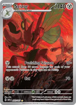 Scizor, Obsidian Flames, no. 205