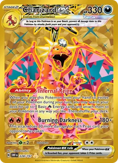 Charizard ex, Obsidian Flames, no. 228