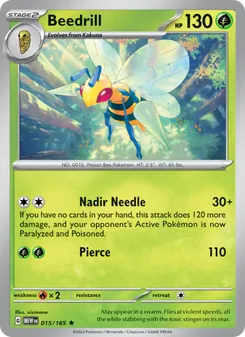 Beedrill, 151, no. 015