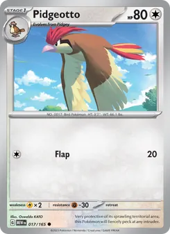 Pidgeotto, 151, no. 017