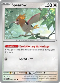 Spearow, 151, no. 021