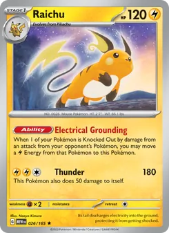 Raichu, 151, no. 026