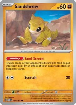 Sandshrew, 151, no. 027