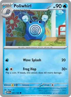 Poliwhirl, 151, no. 061