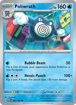 Poliwrath, 151, no. 062