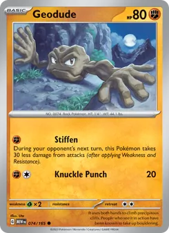 Geodude, 151, no. 074