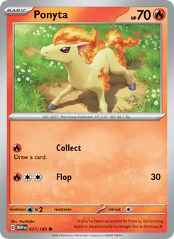 Ponyta, 151, no. 077