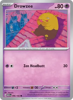 Drowzee, 151, no. 096