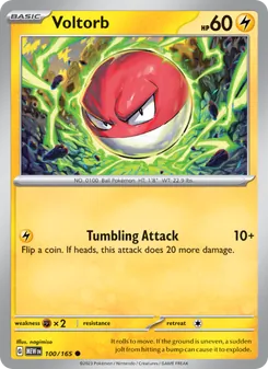 Voltorb, 151, no. 100