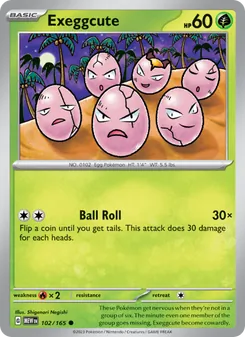 Exeggcute, 151, no. 102