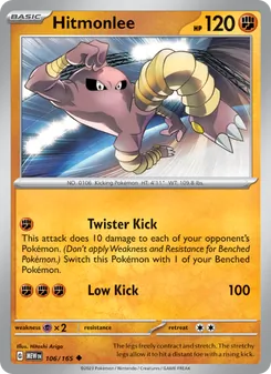 Hitmonlee, 151, no. 106