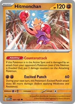 Hitmonchan, 151, no. 107