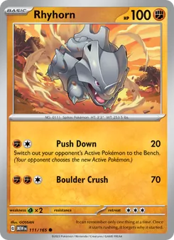 Rhyhorn, 151, no. 111