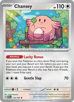 Chansey, 151, no. 113