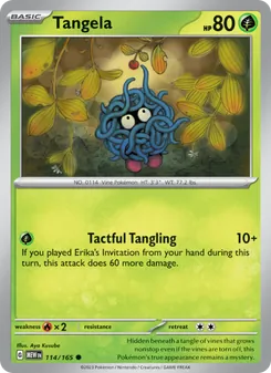 Tangela, 151, no. 114