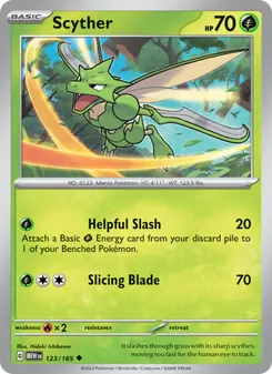 Scyther, 151, no. 123