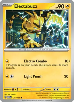 Electabuzz, 151, no. 125