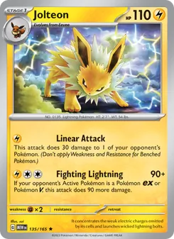 Jolteon, 151, no. 135