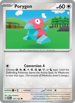 Porygon, 151, no. 137