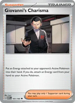 Giovanni's Charisma, 151, no. 161