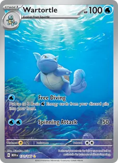 Wartortle, 151, no. 171