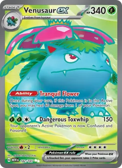 Venusaur ex, 151, no. 182