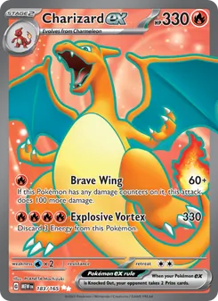 Charizard ex, 151, no. 183