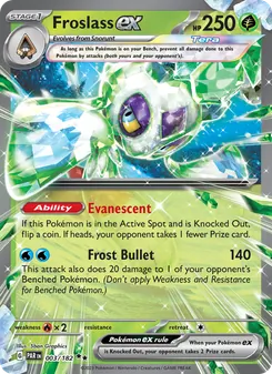 Froslass ex, Paradox Rift, no. 003