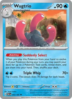 Wugtrio, Paradox Rift, no. 053