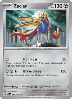 Zacian, Paradox Rift, no. 136