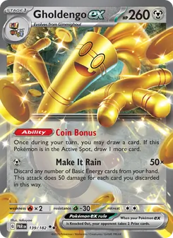 Gholdengo ex, Paradox Rift, no. 139