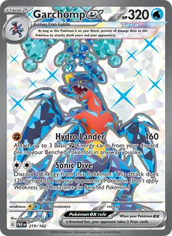 Garchomp ex, Paradox Rift, no. 219