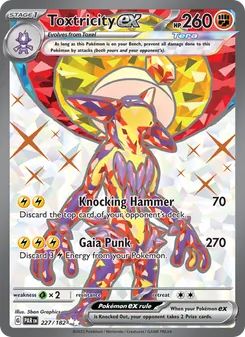 Toxtricity ex, Paradox Rift, no. 227