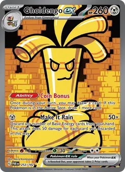 Gholdengo ex, Paradox Rift, no. 252