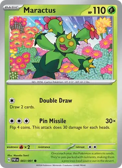 Maractus, Paldean Fates, no. 003
