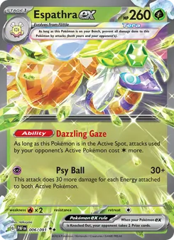Espathra ex, Paldean Fates, no. 006