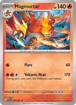 Magmortar, Paldean Fates, no. 010