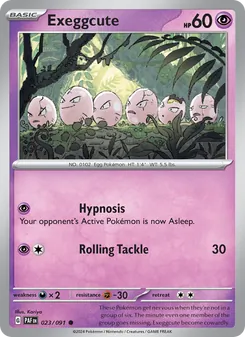 Exeggcute, Paldean Fates, no. 023