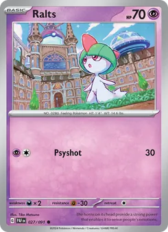 Ralts, Paldean Fates, no. 027
