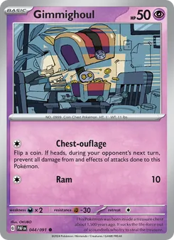 Gimmighoul, Paldean Fates, no. 044