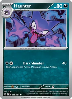 Haunter, Paldean Fates, no. 056
