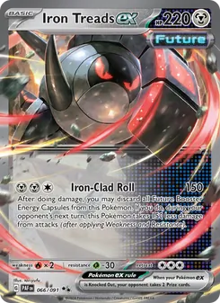 Iron Treads ex, Paldean Fates, no. 066