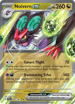 Noivern ex, Paldean Fates, no. 069