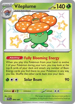 Vileplume, Paldean Fates, no. 094